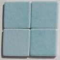 mozaika niebieska kolor jasny niebiesko-zielony 2,5 x 2,5 cm błyszcząca ceramiczna - porcelanowa Californie AG 17 - Briare