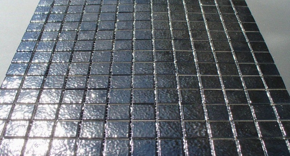 mozaika ceramiczna czarna błyszcząca 2,5 x 2,5 cm prunelle AG11 - Briare