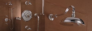 Zestaw prysznicowy podtynkowy Monarque 36.73 z termostatem, deszczownic, prysznicem rcznym  , Herbeau
