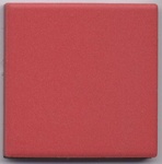 mozaika ceramiczna - porcelanowa 5 x 5 cm Rubis kolor czerwony, barwiona w masie, matowa