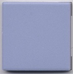 mozaika ceramiczna - porcelanowa 5 x 5 cm Sodalite kolor jasnoniebieski, barwiona w masie, matowa