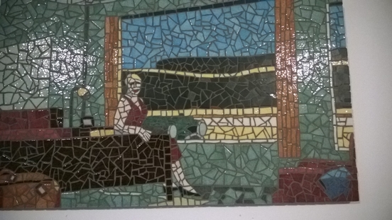 Mozaika artystyczna. Obraz z mozaiki Briare. Pracownia ceramiczna Mozaikon. Pani Ewa Zdanowska-Góra