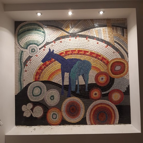 Mozaika artystyczna - mural z mozaiki Emaux de Briare Autor Pani Natasza mozaika artystyczna - mural z mozaiki Emaux de Briare