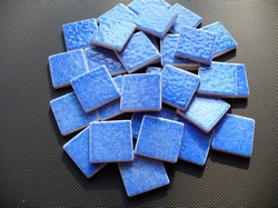mozaika artystyczna niebieska aster - Emaux de Briare