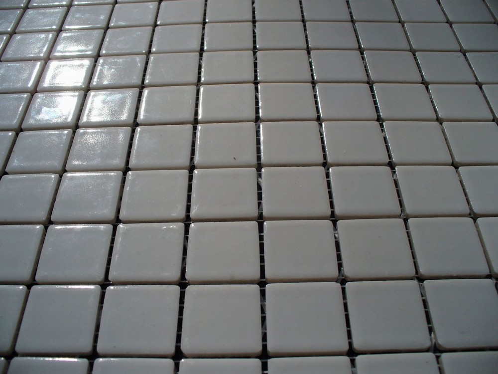 mozaika ceramiczna biała błyszcząca 2,5 x 2,5 cm arctique AG41 - Briare