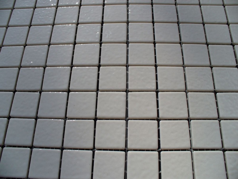 mozaika ceramiczna biała błyszcząca 2,5 x 2,5 cm muguet AG1 - Briare