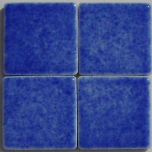 aster AG34 mozaika ceramiczna - porcelanowa 2,5 x 2,5 cm błyszcząca kolor niebieski - Briare