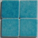 mozaika turkusowa błyszcząca 2,5 x 2,5 cm ceramiczna - porcelanowa Bahamas AG 75 - Briare