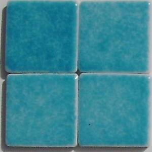 bahamas AG75 mozaika ceramiczna - porcelanowa 2,5 x 2,5 cm błyszcząca kolor turkusowy - Briare
