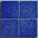 mozaika niebieska kolor ciemno niebieski 2,5 x 2,5 cm błyszcząca  ceramiczna - porcelanowa Caraibes AG 6 - Briare