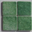 mozaika zielona 2,5 x 2,5 cm błyszcząca ceramiczna - porcelanowa Clairiere AG 21 - Briare
