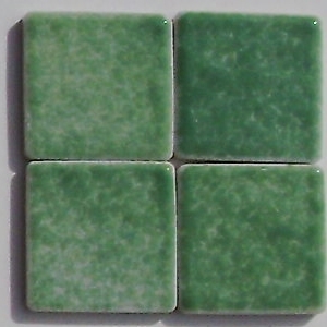 clairiere AG21 mozaika ceramiczna - porcelanowa 2,5 x 2,5 cm błyszcząca kolor zielony - Briare