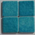 mozaika zielona kolor zielonkawy 2,5 x 2,5 cm błyszcząca ceramiczna - porcelanowa Fidji AG 74 - Briare