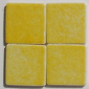 genet AG10 mozaika ceramiczna - porcelanowa 2,5 x 2,5 cm błyszcząca kolor żółty - Briare