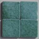 mozaika zielona 2,5 x 2,5 cm błyszcząca ceramiczna - porcelanowa Ivraie AG 24 - Briare