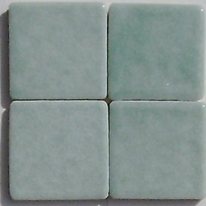 lotus AG3 mozaika ceramiczna - porcelanowa 2,5 x 2,5 cm błyszcząca kolor jasno zielony - Briare