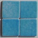 mozaika niebieska kolor jasno niebieski 2,5 x 2,5 cm błyszcząca ceramiczna - porcelanowa Marquises AG 25 - Briare