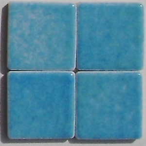 marquises AG25 mozaika ceramiczna - porcelanowa 2,5 x 2,5 cm błyszcząca kolor jasno niebiesky - Briare