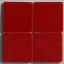 czerwona mozaika ceramiczna - porcelanowa 2,5 x 2,5 cm błyszcząca Pivoine AG 23 - Briare