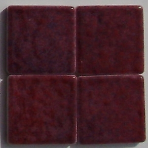 quetsche AG30 mozaika ceramiczna - porcelanowa 2,5 x 2,5 cm błyszcząca kolor ciemno różowy - Briare