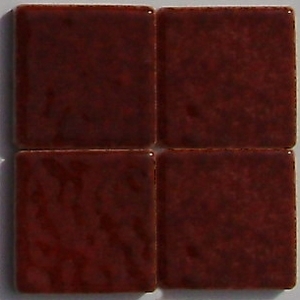 Tuile AG16 mozaika ceramiczna - porcelanowa 2,5 x 2,5 cm błyszcząca kolor brązowy - Briare