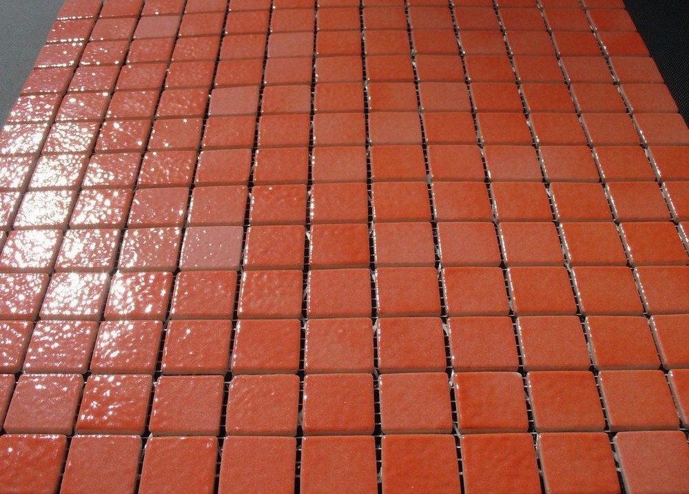 mozaika ceramiczna czerwona-koralowa błyszcząca 2,5 x 2,5 cm zinnia AG70 - Briare mozaika ceramiczna czerwona-koralowa błyszcząca 2,5 x 2,5 cm zinnia AG70 - Briare