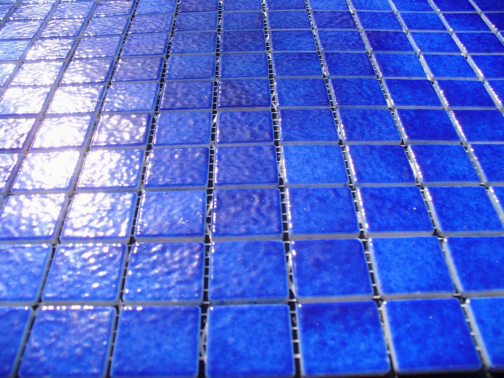 mozaika ceramiczna ciemno niebieska kobaltowa błyszcząca 2,5 x 2,5 cm Danube AG33 - Briare