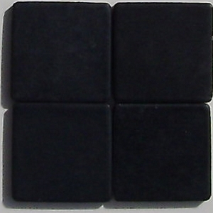 fusain AG64 mozaika ceramiczna - porcelanowa 2,5 x 2,5 cm błyszcząca kolor czarny - Briare