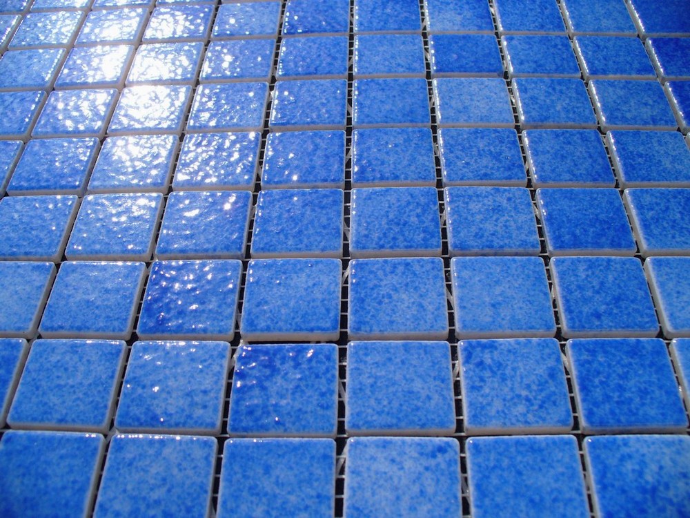 mozaika ceramiczna niebieska błyszcząca 2,5 x 2,5 cm aster AG34 - Briare