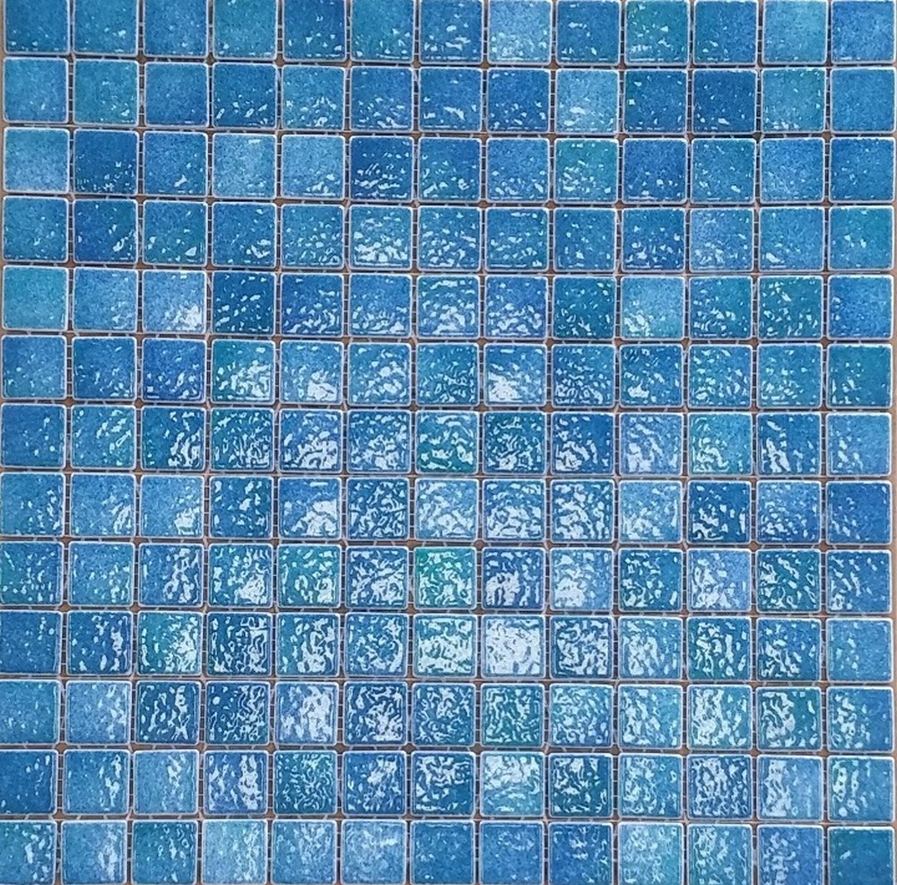 mozaika ceramiczna niebieska-morska błyszcząca 2,5 x 2,5 cm galapagos AG32 - Briare