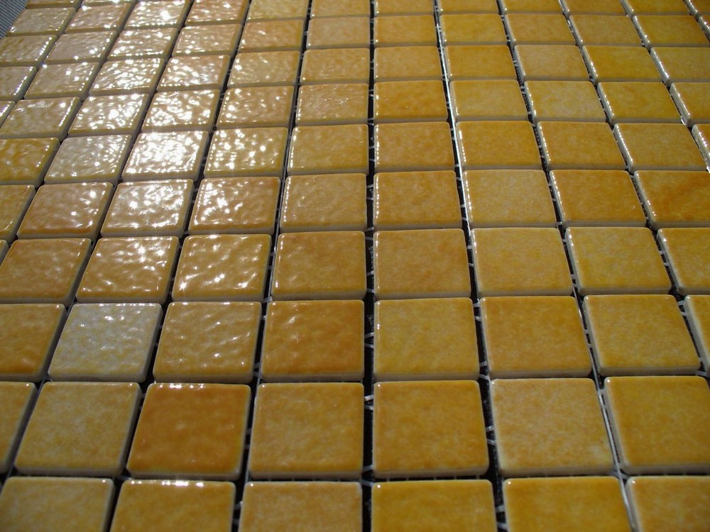 mozaika ceramiczna żółta błyszcząca 2,5 x 2,5 cm pollen AG22 - Briare mozaika ceramiczna żółta błyszcząca 2,5 x 2,5 cm pollen AG22 - Briare