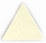 mozaika ceramiczna - porcelanowa trójkątna kremowa błyszcząca - chanvre - producent: Emaux de Briare mozaika ceramiczna - porcelanowa trójkątna kremowa błyszcząca - chanvre - producent: Emaux de Briare