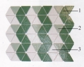 dekor tampico - mozaika ceramiczna - porcelanowa z mozaiki trójkątnej dekor tampico - mozaika ceramiczna - porcelanowa z mozaiki trójkątnej