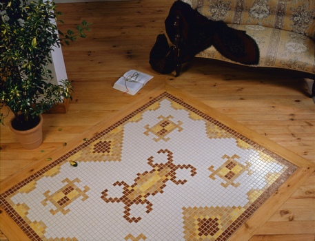 mozaika podłogowa, wzór dywanowy - producent Briare