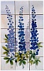 dekor Delphinium 15 pytek 11 x 11 cm