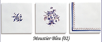 Motyw dekoracyjny Moustier Bleu , Herbeau