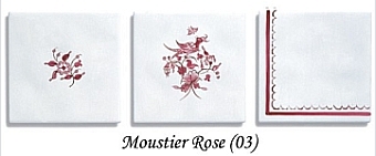 Motyw dekoracyjny Moustier Rose , Herbeau