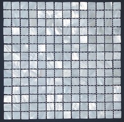mozaika perłowa  kwadratowa 2 x 2 cm 