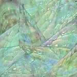 mozaika perłowa na płycie model crazy cut błękitna muszla