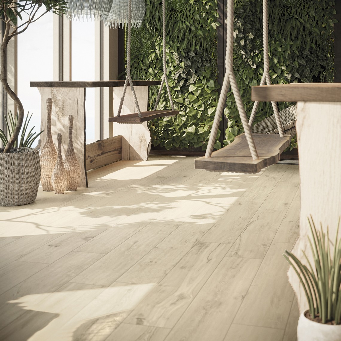 Gresy drewnopodobne jasne na balkon - Mariner Tongass Blond