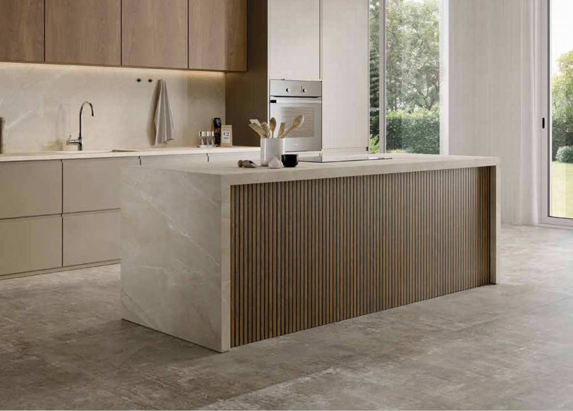 Rondine Nut Black Canne lamelka ceramiczna imitująca drewno