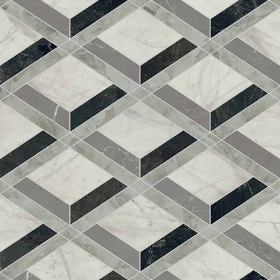 Versace Tarsia Lozenge Nero Lux 3D