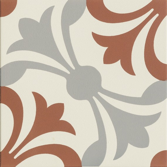 Grazia Ceramiche Althaus Lipsia Cotto/Grigio 20x20 AHL63 płytka vintage z motywem