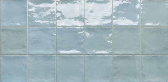 gresowe niebieskie płytki 10x10 Marrakech Light Blue Rondine Ceramica
