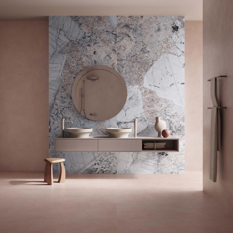 Flaviker Palette Clay z imponująca płytką Hedonism Patagonia Blu 3D Lux