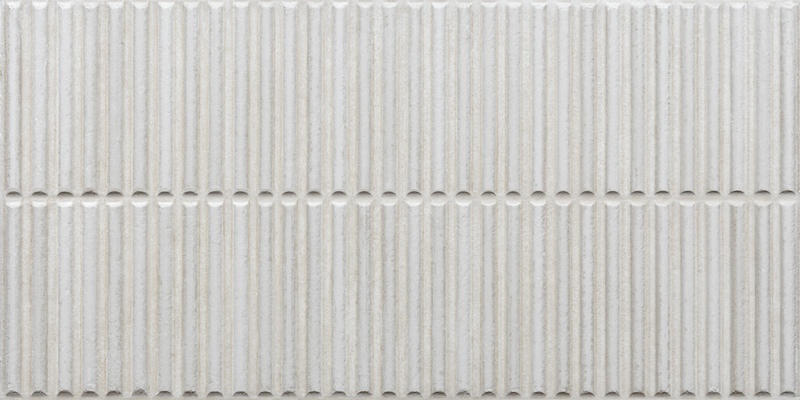 Biała płytka 3d w prążki Piemme Homey Stripes White Glossy