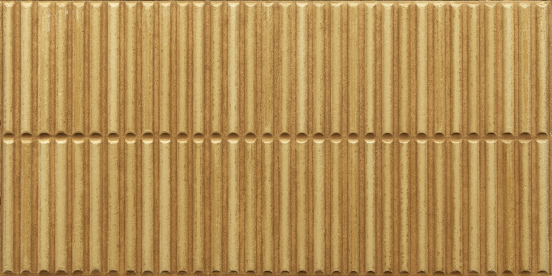 Musztardowa płytka 3d Piemme Homey Stripes Mustard Glossy
