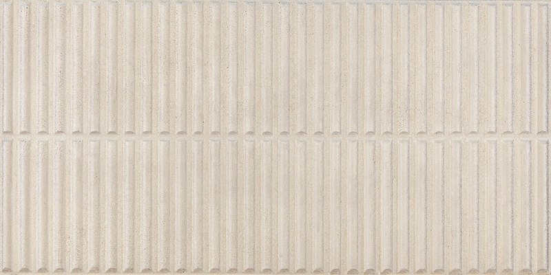 Białe płytki 3D w prążki do kuchni Piemme Homey Stripes White Mat