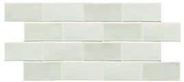 Jasno zielone cegiełki 6,5x13 cm Grazia Melange Green Tea