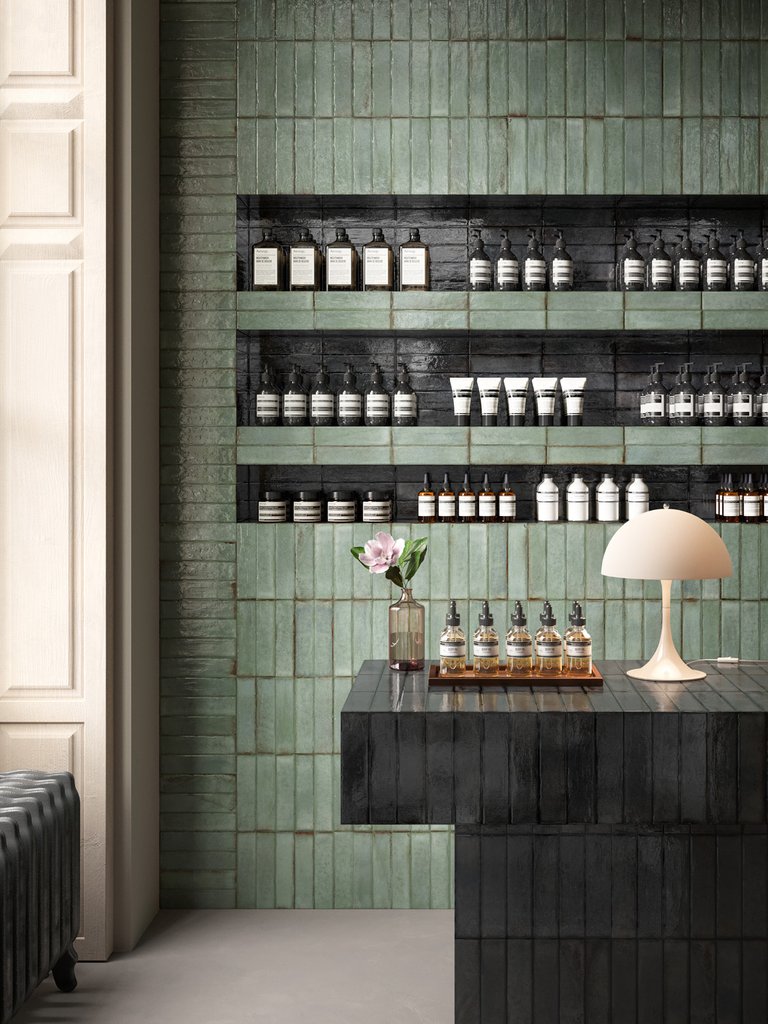 szałwiowa cegiełka 5x20  Sant Agostino Tetris Sage Luc